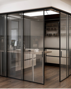 VÁCH NGĂN KÍNH CƯỜNG LỰC PHÒNG KHÁCH