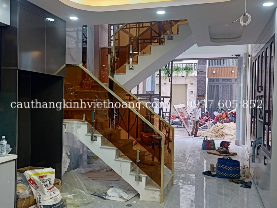 Lan Can Kính Tay Vịn Hợp Kim Nhôm